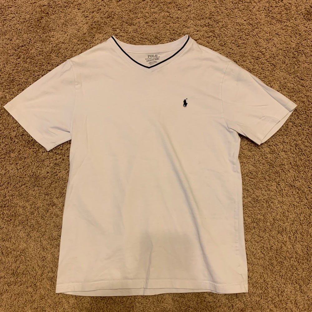 Polo Ralph Lauren Boys White T-Shirt Size L(14-16) NEW w/o tags